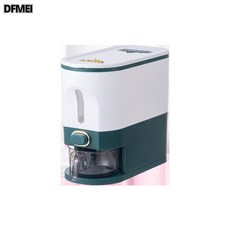 DFMEI 五穀雜糧桶廚房計量米桶防蟲防潮大容量儲米桶按壓米桶, 1個, 參考詳情