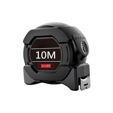 螢光捲尺 高精度熒光黑金捲尺 5米加寬 10米高精度耐磨不銹鋼磨砂 鋼捲尺, 1個, 10米25