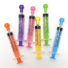 피딩 주사기 파충류 도마뱀 핸드피딩 크레스티드 게코 주사기 5ml, 1개, 그린