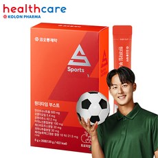 코오롱 제약 원더타임 부스트 트로피칼 맛 20포 (중장거리 선수 탄산수소나트륨 스포츠 뉴트리션 보충제), 20회분, 1세트