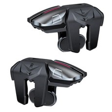 F6 트리거 PU-BG 모바일 컨트롤러4개의 버튼이 있는 L1R1 L2 R2 PU-BG용 게임 컨트롤러 트리거 6 핑거 G21 게임패드 조이스틱 기계적 느낌의 식스 핑거 링키지, F6 트리거 PU-BG 모바일 컨트롤러4개의 버튼이 있