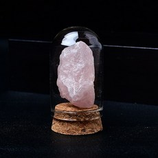 광물 원석 보석 표본 수집 상자 전시 돌 과학실 실험용 캡슐함 B_핑크 결정 추가 병, 1개