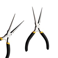 델리 미니 니들 롱노우즈 롱노즈 플라이어, 미니 니들 롱노우즈 플라이어 (DL103006), 1개