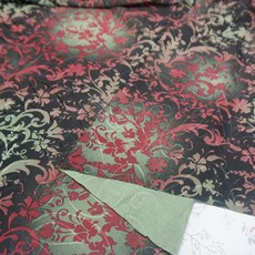 원단대장 폴리스판 프린트 다양한패턴 신축성 찰랑거리는핏 예쁜 자체제작 국내생산 의류원단 15종-1, 15. 자주색 꽃줄기, 1개