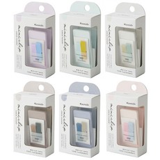 칸미도 미니 클립 코코프센 메모지 세트, 1개, 60매, 미스티화이트그레이