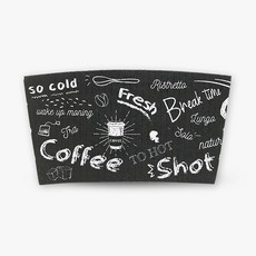 구뜨몰 컵홀더 일반홀더 블랙보드 12/16온스 98파이 (1000개), 1개