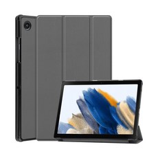 갤럭시탭A8 10.5 호환 스마트 북커버 케이스 SM-X200 X200N X205 X205N 2022 삼성 아이친구, 그레이