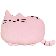 리빙공감 캣츠캣츠 고양이 등쿠션 허리쿠션, 핑크