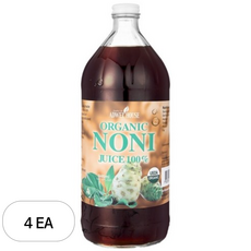 애드웰하우스 하와이 유기농 노니주스 원액 100%, 946ml, 4개