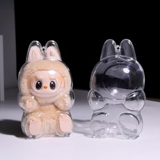 (당일배송) 레브V 팝마트 프리미엄 라부부1세대 2세대 3세대 옷입라부부 투명 케이스, 라부부2세대케이스, 1개