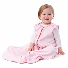 Baby Deedee 면 슬립 네스트 기본 침낭 아기 침낭 웨어러블 담요 신생아 및 유아 딥 씨 블루 S (0-6개월), 마시멜로 핑크