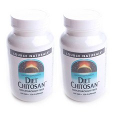 SOURCE NATURALS 甲殼素膠囊 250mg, 120 件, 2個