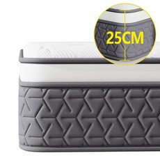 Verveo 무음 독립 스프링 매트리스, 25cm, 중간 부드러움