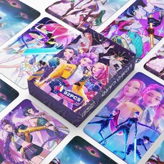 케이팝 데몬 헌터스 LOMO카드 60장+미니스티커32p 세트, 악마사냥꾼, 1개