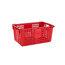 <더플러그> 플라스틱운반상자특대1호 730X465X330mm 운반상자대 운반상자특 운반상자 수납가구 황색 청색 적색 회색, 고리불포함