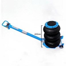공압 잭 3T 6600lbs 용량 트리플 백 에어 자키 퀵 리프트 자키 자동차 수리 잭 접이식 로드 자키, BLUE, 1개