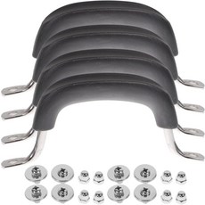 4Pcs 범용 냄비 뚜껑 손잡이 교체 세트 내열성 탈착식 커버 조리기구 그립 주방 팬 액세서리