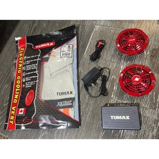 TUMAX 24V風扇衣套裝 空調服 專用電池組, 1個, 太空灰