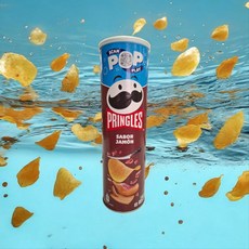 [프링글스] 스페인 하몽맛 185g, 1개