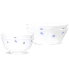 Bacile Meyrill 飯碗+湯碗, 混合顏色, 飯碗 2p + 湯碗 2p