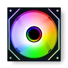 싸이번 리버스 팬 VIENTO CY120, 1개, 블랙