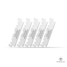 GOODFORIT 德國MY-BLADES銀鋒武士單面安全刀片，十片裝，刀片鋒利，輕鬆刮鬍，肌膚光滑細緻, 1個, 10