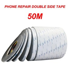 휴대폰 터치 스크린 LCD용 양면 접착 테이프 고정 블랙 브랜드 1mm 2mm 3mm 5mm 6mm 8mm 10mm 12mm 50m, 1개