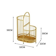 우산 스토리지 인테리어 골드 철제 업소용 사무실 거치대, 우산꽂이 E 소형 골드, 1개