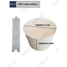 130x100mm 세라믹 촉매 변환기 400cpsi 자동차 배기 가스 정화 OBD 진단 소재, 01 OBD 130-100mm, 01 CHINA