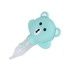 아기 콧물청소기 수동식 역류방지펌프식 통코기, 곰돌이 푸르(누드), 1개