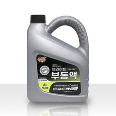 브라이트 부동액 3L/ 4계절 고농축, 1개, 3L