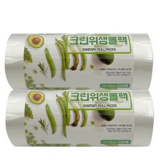 The좋은 크린롤백, 소(S), 2개, 500개입