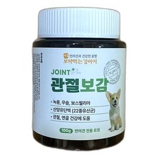 소형견 노견 관절 건강 글루코사민 슬개골 지지 영양제 관절 개선 효과 100g 1개, 뼈/관절강화, 100정