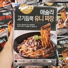 애슐리 고기듬뿍 유니짜장, 980g, 980g, 1개