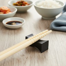 테이블수저받침 싱글 무광 식탁용 젓가락 수저받침대 1인용, 1개
