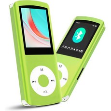 64GB MP3 플레이어 호텍스 음악 슬림 클래식 디지털 LCD 1.82인치 화면 미니 USB 포트 FM 라디오 음성 녹음, Green