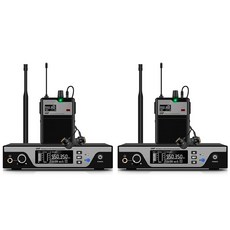 JYC Music FR-202 無線耳返監聽系統 2對2 專業監聽設備, 黑色, JYC Music嚴選FR-202專業耳返監聽系統-2對2專屬台灣頻率/樂手無線監聽系統/原廠公司貨