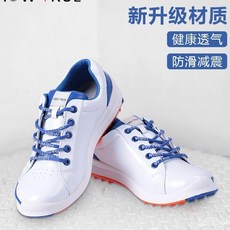 臺灣出貨好球兒童高爾夫球鞋青少年男女童透氣輕便運動球鞋防水防測滑耐磨, 1個, 藍色,33