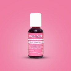 셰프마스터 리쿠아젤 수용성 식용색소 로즈핑크, 20g, 1개