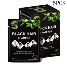 회백색 염색약 치료 대나무 숯 청결 디톡스 비누봉 검은 머리 샴푸 반짝반짝 수발;두피 케어 5% 배송 장소: 중국 색상: 5개, 1개