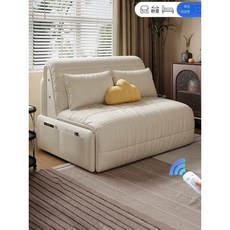 전동 거실 싱글 접이식 침대 확장형 더블 서재, 클래스 5A 고양이 긁는 피부, 1.4미터 코코넛 전기모델