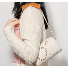 커버소프트 가죽 가방 손잡이 커버 탈부착, 2개, 브라운