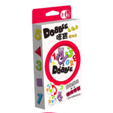 Dobble 嗒寶數與形 (環保包) 桌遊 桌上遊戲，親子互動學習數字形狀，訓練反應力與專注力, 1個