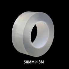투명 자동차 도어 프로텍터 스티커 나노 테이프 안티 스크래치 트렁크 씰 스커프 필름 엣지 보호, 12 50MM X 3M