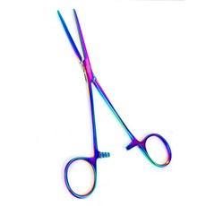 소닉스 자수겸자 무지개 Rainbow 집게가위 퀼트포셉 프랑스자수십자수부자재 DIY수예용품 바늘질 솜넣는직선겸자, 레인보우 Rainbow, 1개, STR-546(16cm)