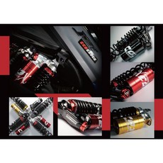 CCD CRS C03X 圓形氮氣瓶全可調後避震器 後叉，提升騎乘舒適度與操控性, 1個, SWISH