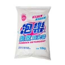 泡樂強效洗衣粉10kg裝 - 洗淨力強、易沖洗，экономика實惠, 10kg, 1個