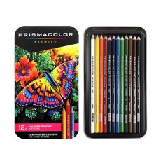 프리즈마칼라 프리즈마 색연필 세트 유성 12색 (SF03596), 상세페이지 참조, 단품, 상세페이지 참조