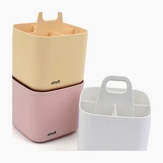 수납함 정리함 미니 손잡이 정리함 착붙는 서랍형 플라스틱 소품 수납함 책상 옷장 소형 1개