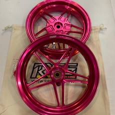 RRGS 鍛造鋁合金輪框 DIO 鍛造輪框 G21-R5X 十吋五爪鍛造框 桃紅色, 1個